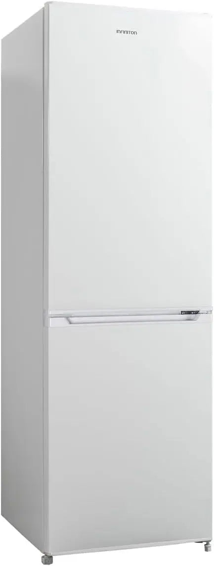 INFINITON Frigorifico Combi FGC-236C70, E, 170 cm, 231 L, sin escarcha Total, Puerta reversible, Tirador integrado (Blanco