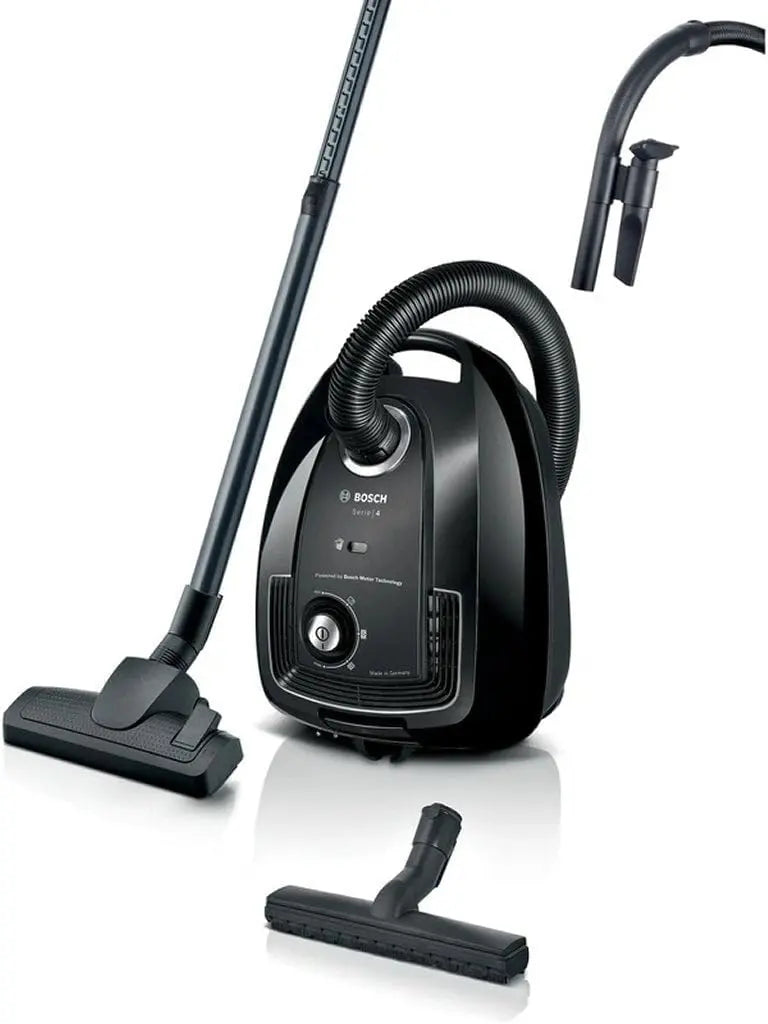 BOSCH GL38 negro, aspirador Traineau Sac, 600 W, 79 dB, (h)epa, 10m, 4 L sac, variateur de puissance