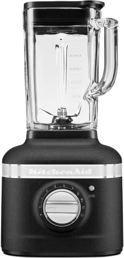 KitchenAid Batidora de Vaso K400 1, 4L con 3 Programas Negro acero fundido