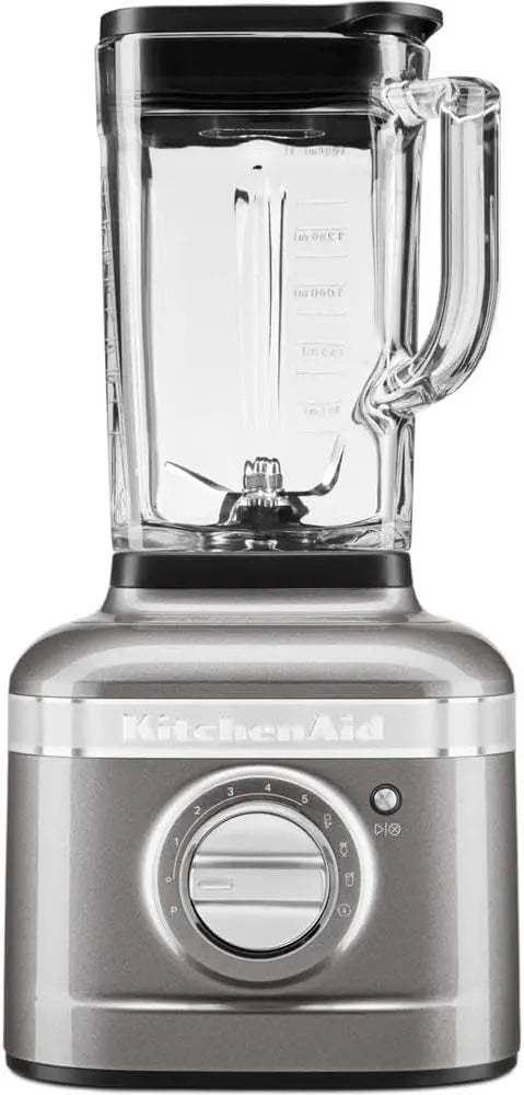 KitchenAid ARTISAN K400 5KSB4026EMS, Batidora de vaso (1200 W, medallón plateado