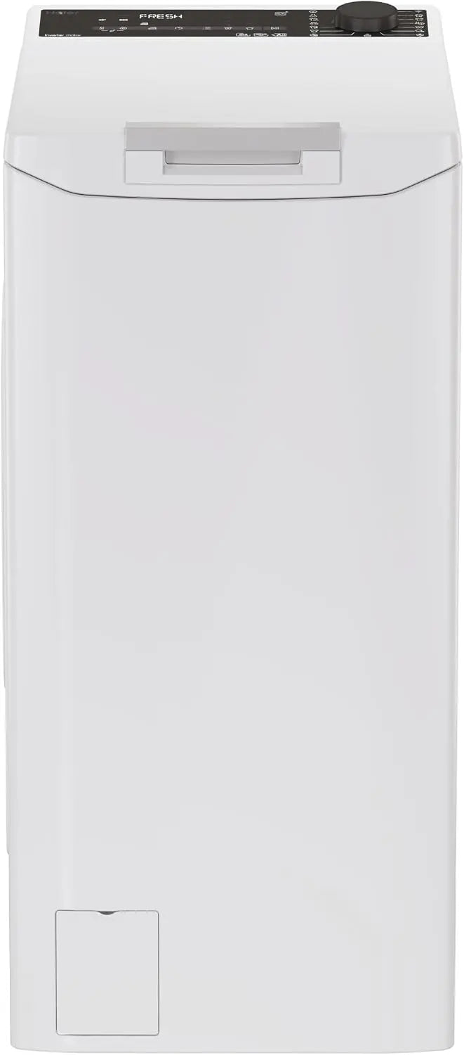 Haier T Serie 7, lavadora de carga superior, 6 kg, instalación libre, clase A, 1200 rpm, opción de vapor, App hOn, Gentle táctil, blanca