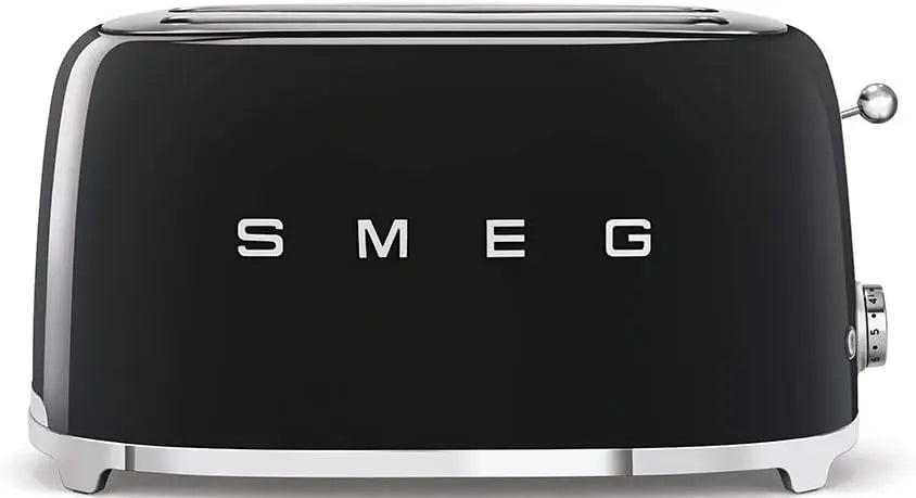 SMEG Tostador TSF02BLEU, 1500 W, Acero, Negro