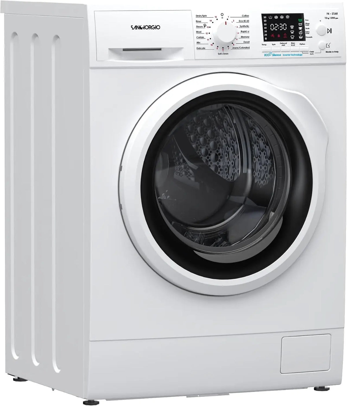 F1012A9, Lavadora 10 kg, carga frontal, instalación libre, clase energética A
