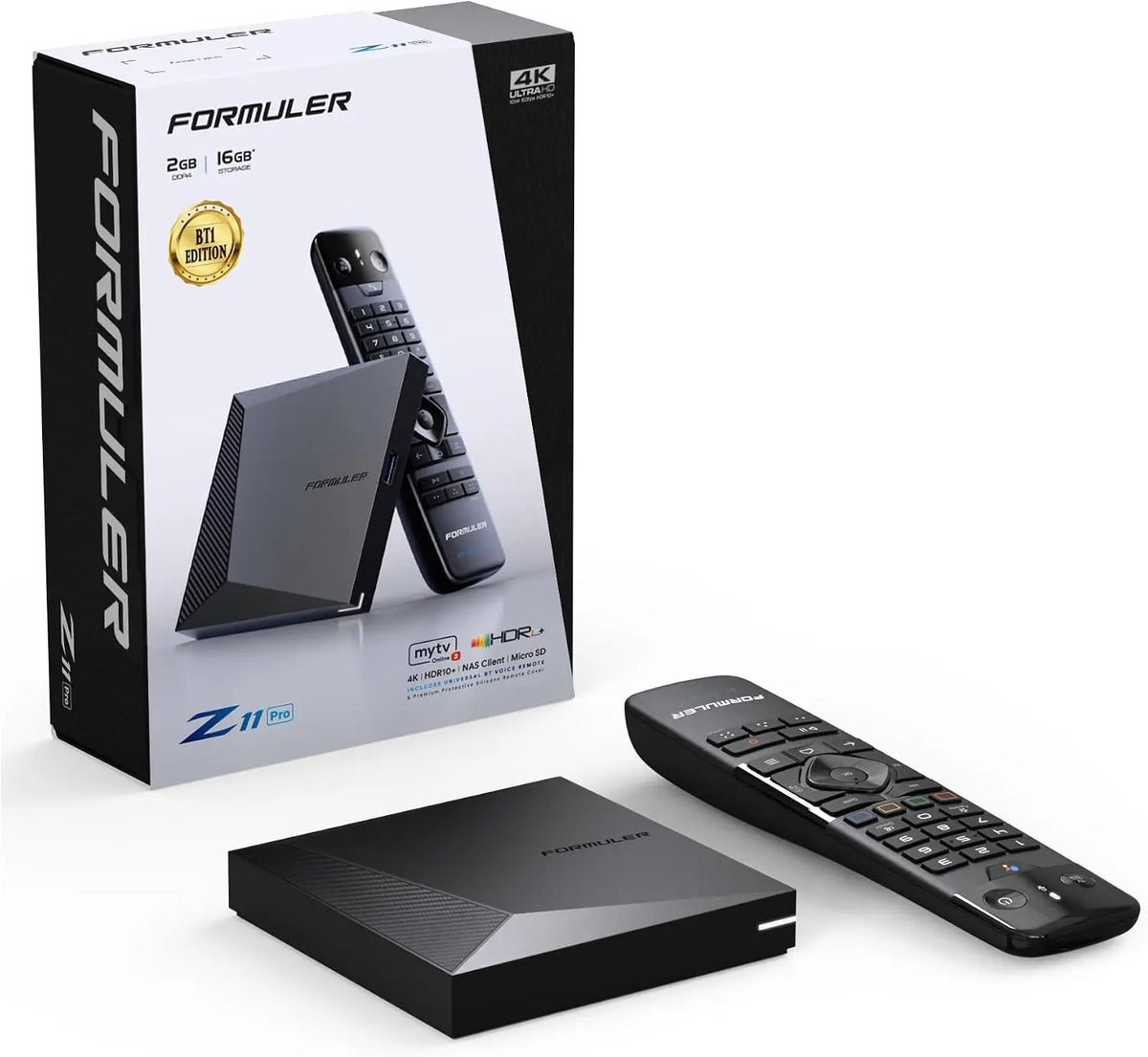 Formuler Z11 Pro BT1 Edition con mando a distancia Bluetooth GTV-BT1 Android 11 Mytvonline 3 4K IPTV set-top box versión oficial del Reino Unido BT