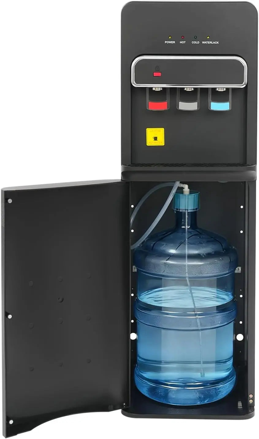 Dispensador Agua Carga Baja Electrónica 3 Temperaturas 550W Negro