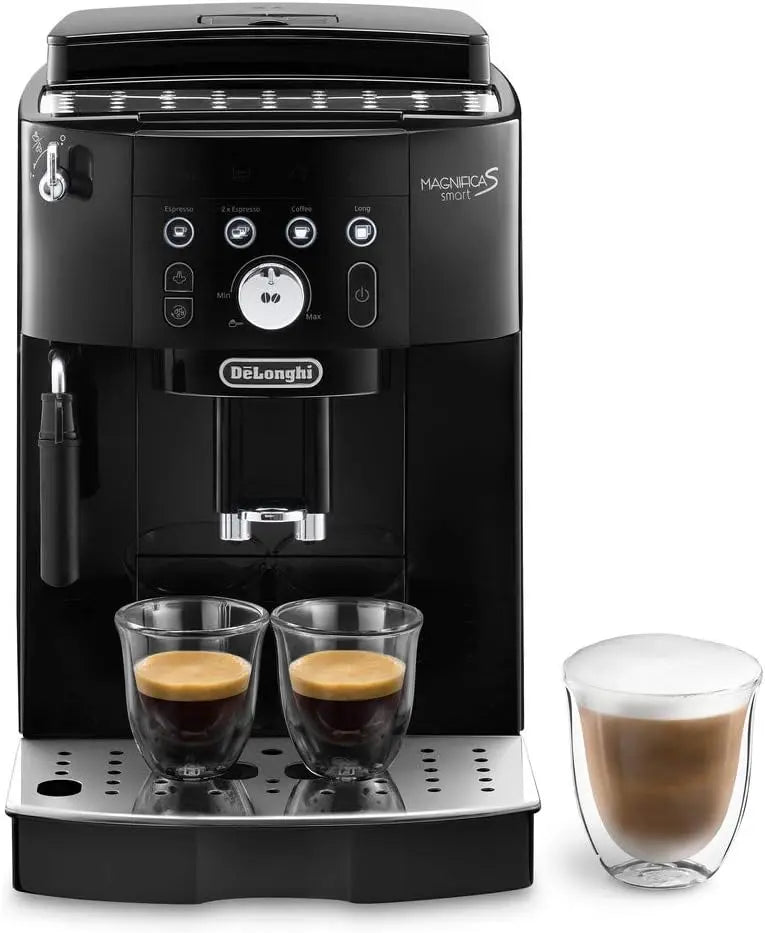 De'Longhi Magnifica S inteligente ECAM230.13.B Cafetera Superautomática Café y Espumador para Cappuccino y Leche Caliente, 4 Bebidas