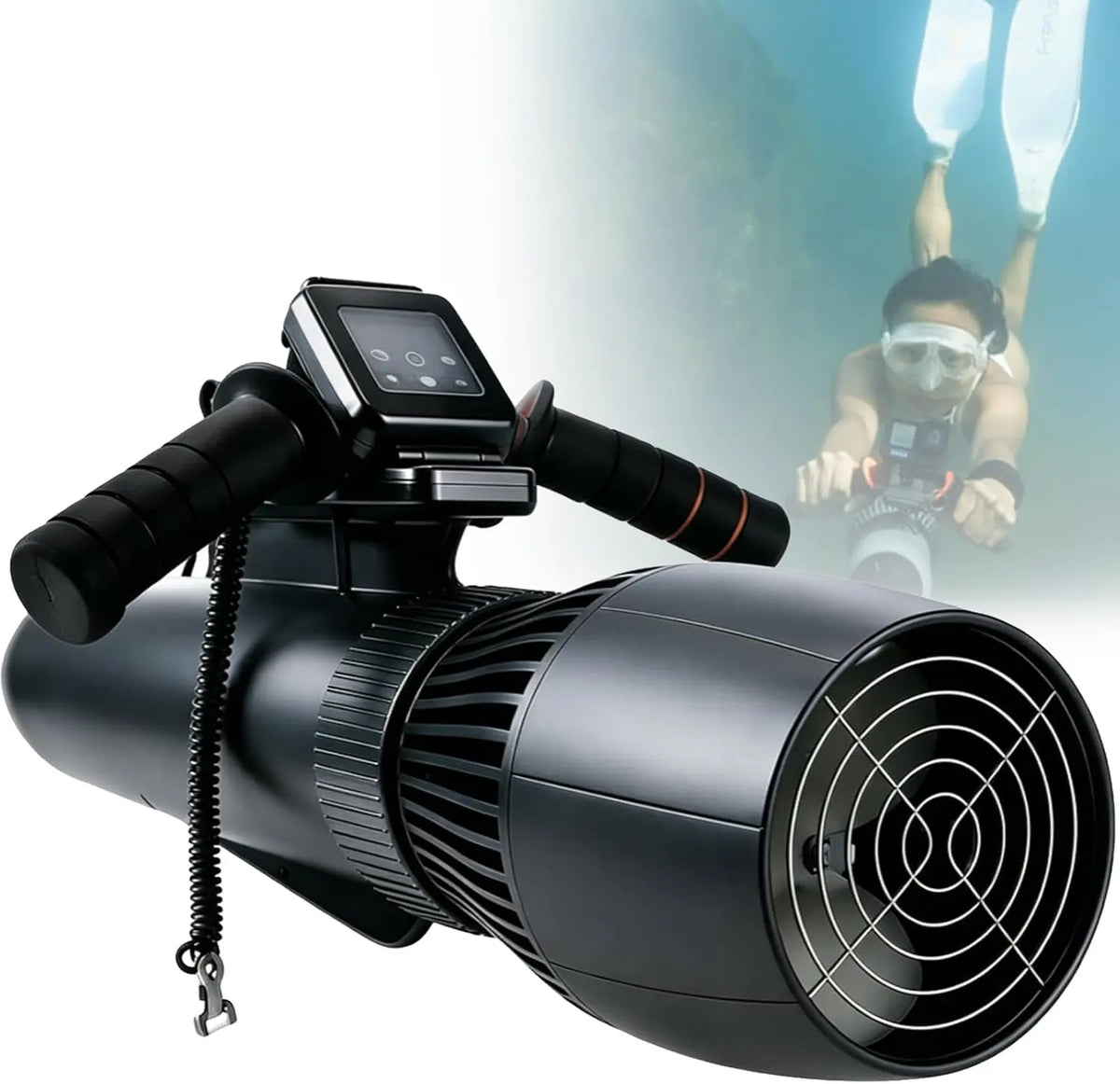 Propulsor Acuatico, Motor Subacuático 500 W, Con Control De Muñeca Batería