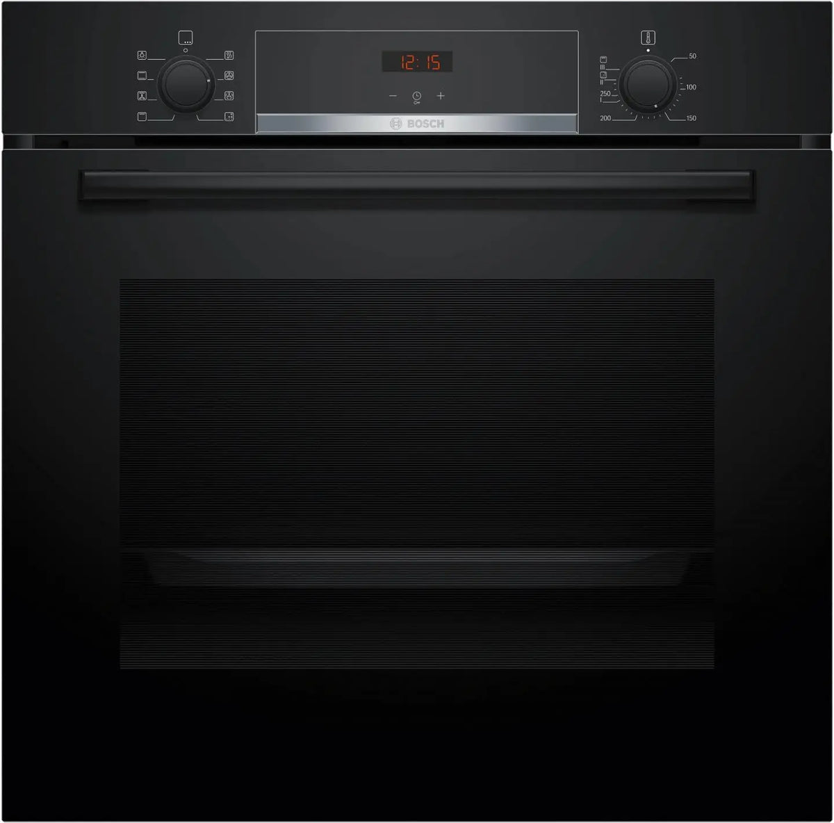 Bosch HBA553BA3F, Serie 4, Horno, Empotrable, Negro