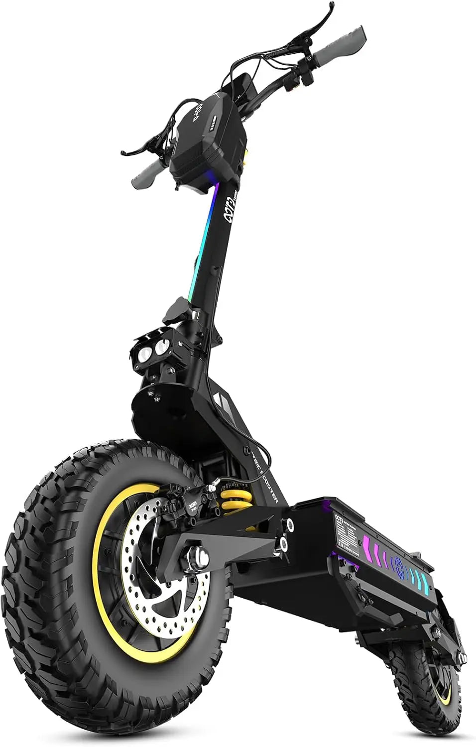 T10 Pro, Patinete eléctrico para adultos, doble motor, patinete eléctrico con batería de 52 V y 23, 4 Ah, autonomía de hasta 70 km, pantalla HD