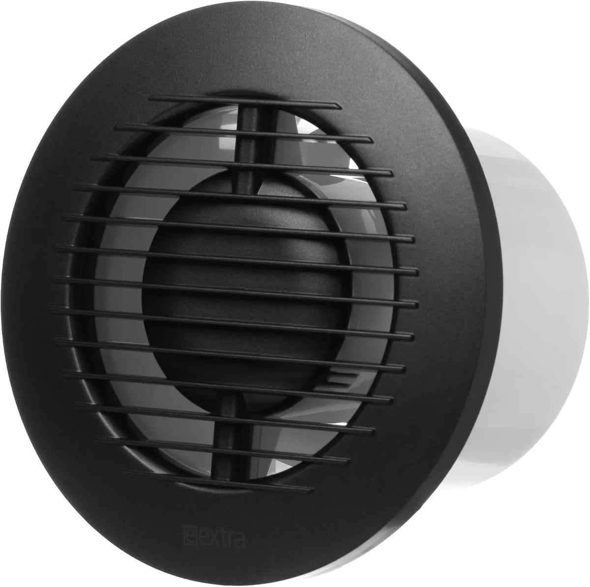 Steinberg14 Antracita, 100mm de Diámetro, Ventilador Extractor, Ventilador Redondo para Ventilación de Baño y WC