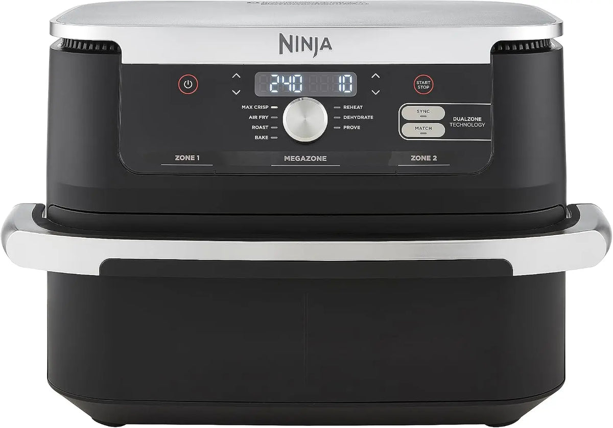 Ninja Foodi FlexDrawer, Freidora de Aire con Zona Flex, Negro