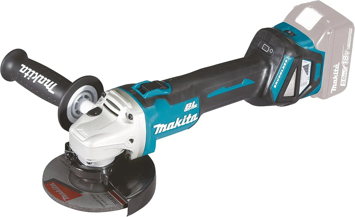 Makita dga511z Amoladora de ángulo 18, 0 V (sin batería, sin cargador), Acrilonitrilo butadieno estireno, Multicolor