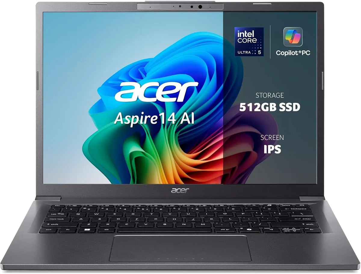 Acer Aspire 14 AI Copilot+ PC, Portátil 14', Core Ultra 5, 16GB RAM, 512GB SSD