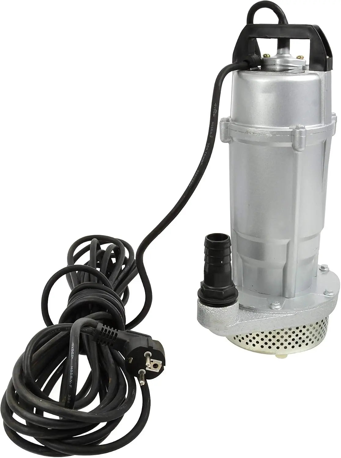 BSD Bomba de Aguas Sucias, Bomba Sumergible, Cuerpo en Hierro Fundido, Bomba de Inmersión para Aguas Residuales QDX 0, 37-370W, 6000L/h