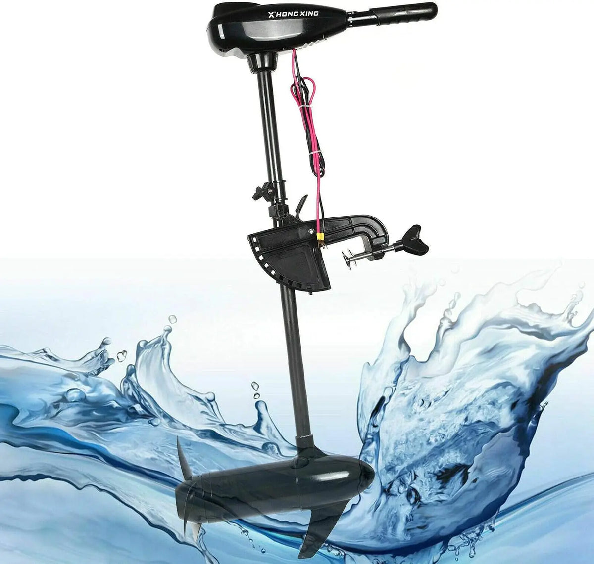 Motor eléctrico fueraborda eléctrico de 12 V, 80 libras, 800 W, 1850 kg de fuerza de tracción