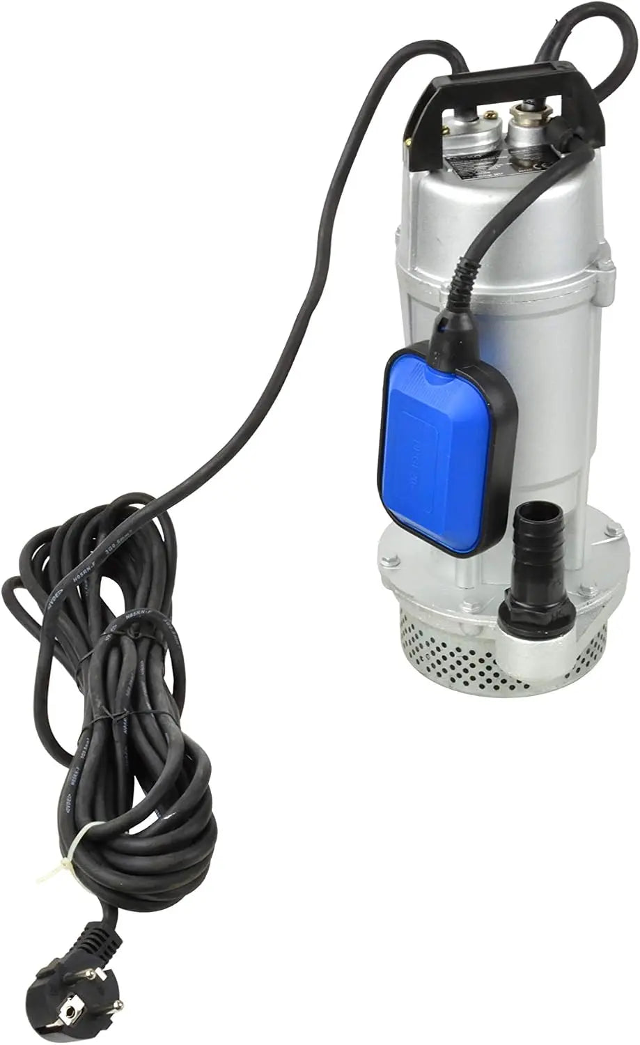 BSD Bomba de Aguas Sucias, Bomba Sumergible con Flotador, Cuerpo en Hierro Fundido, Bomba de Inmersión para Aguas Residuales QDX 3-0, 37-370W