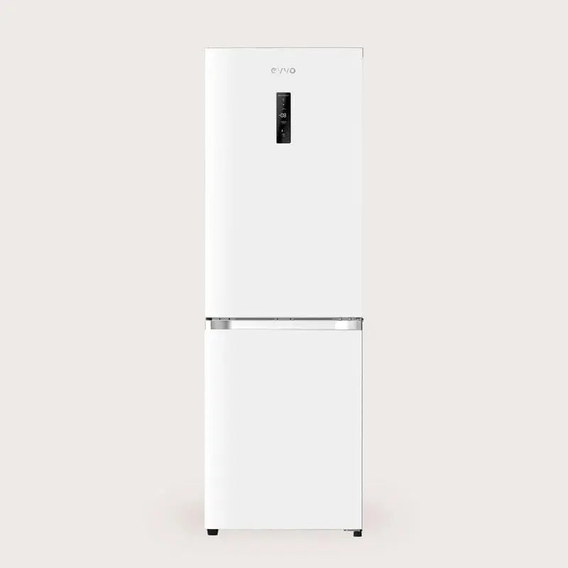 EVVO Frigorífico Combi F56, Frigorífico Combi sin escarcha 320L, Motor de velocidad variable, Clase Energética D, Nevera Combi con Congelador 109L