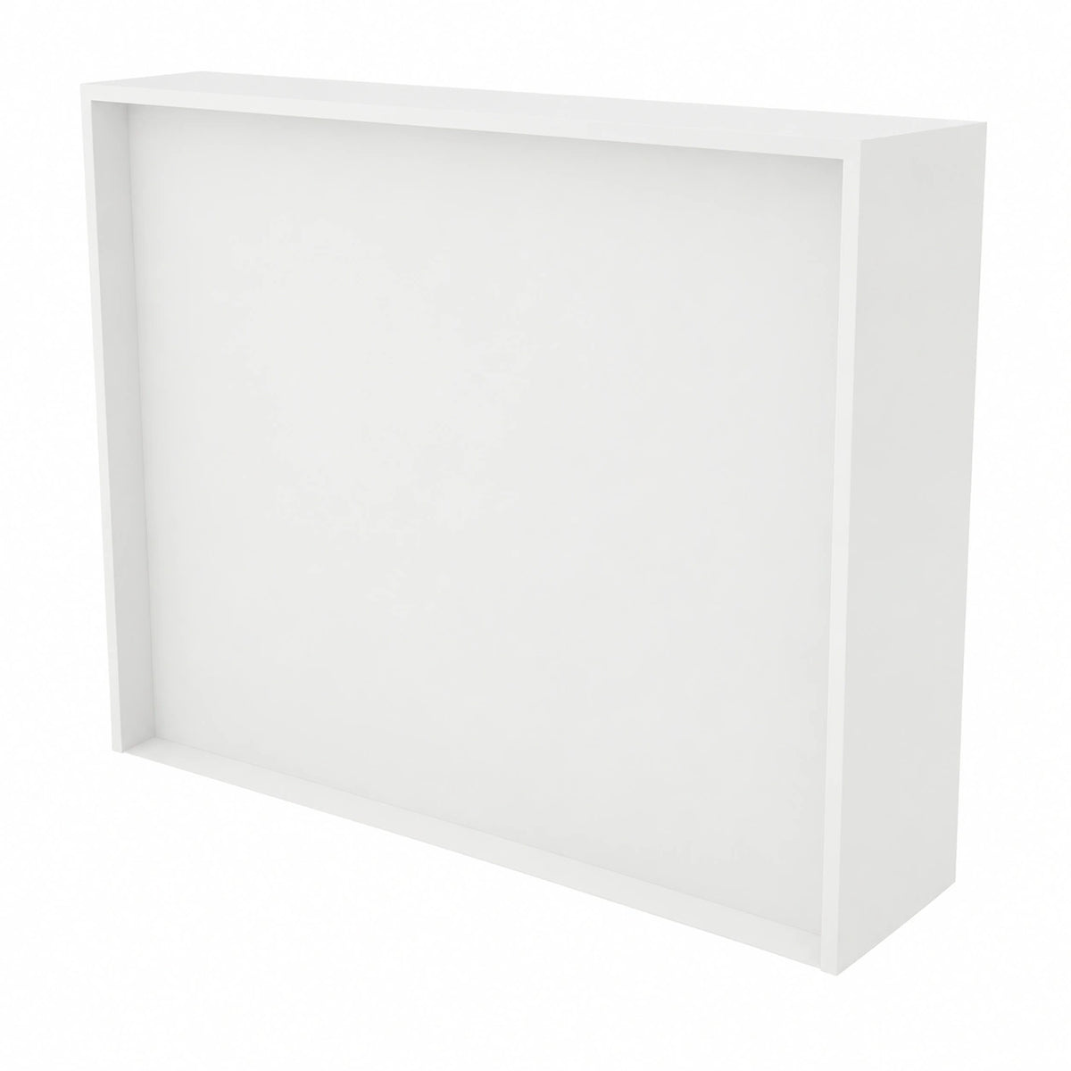 Mostrador Laminado Blanco 120x105x50 cm, Grosor 25 mm