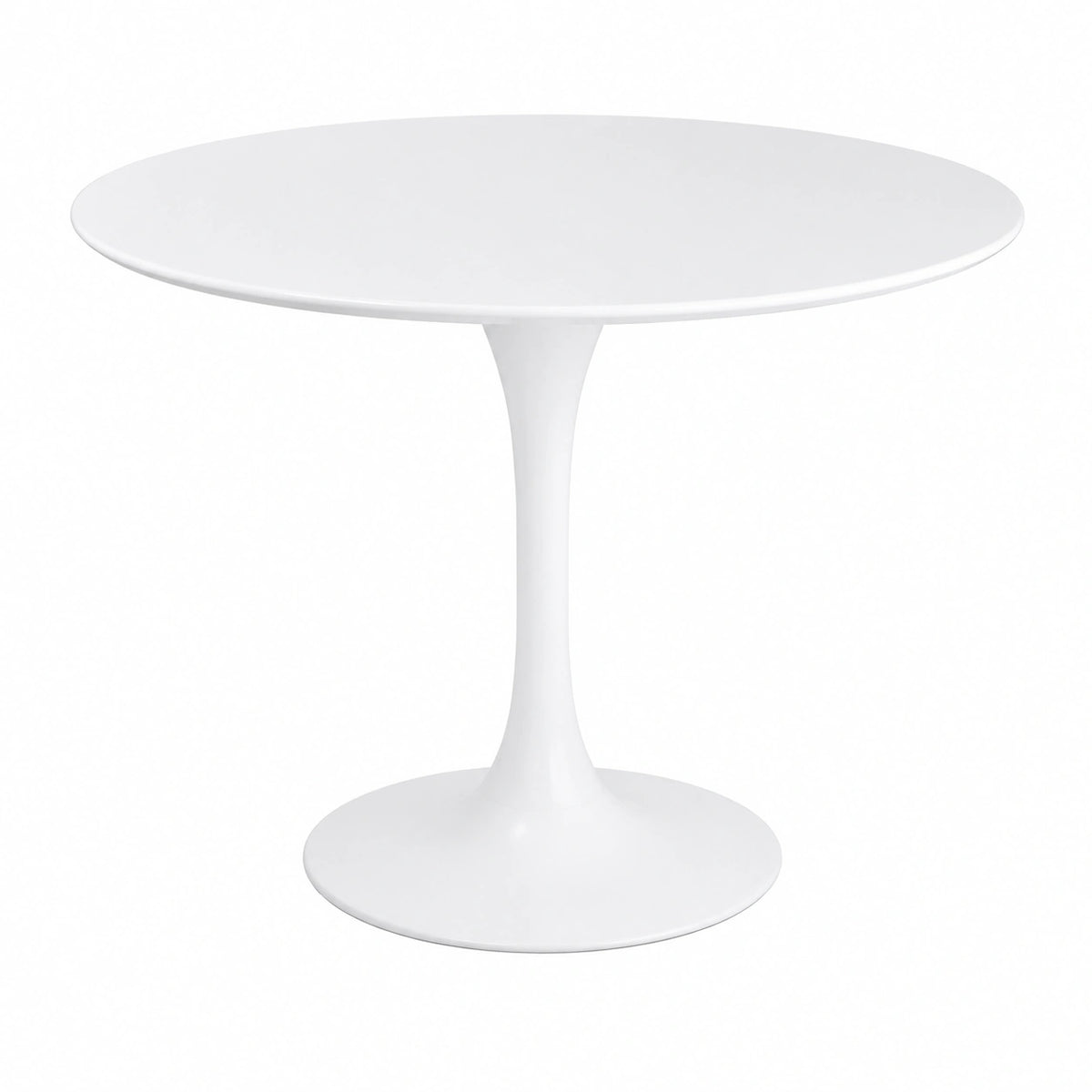 Mesa Redonda de Comedor Blanca de 90 cm