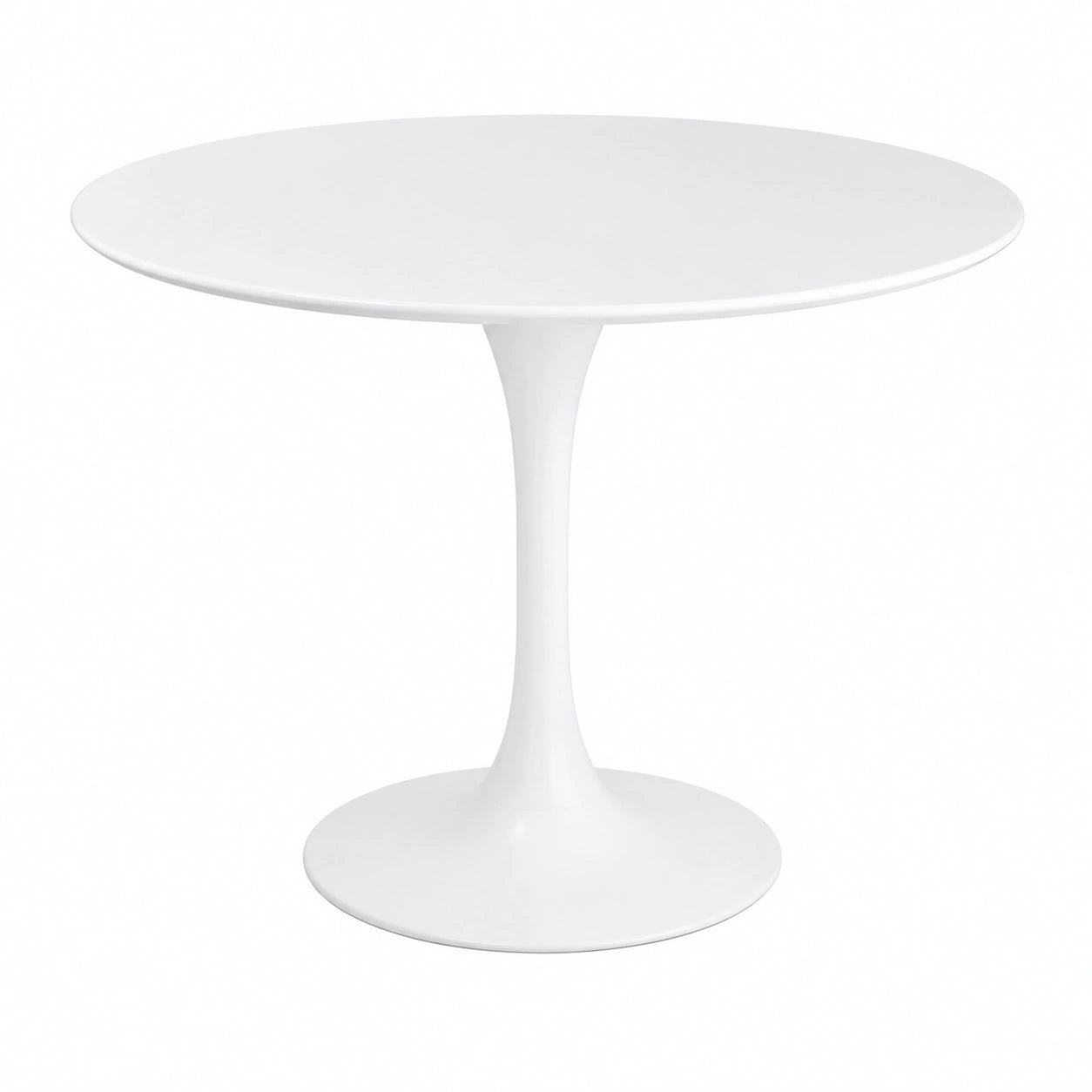 Mesa Redonda de Comedor Blanca de 90 cm
