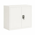 Gabinete de Archivo de Acero Blanco 90x40x70 cm para Oficina