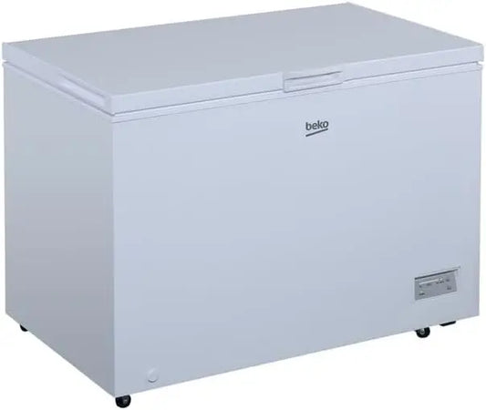 Beko CF316EWN, Congelador, 308 L, 1 cesta de congelación, alarma de temperatura, ruedas de transporte, sistema de visualización LED, 40 dB (A)