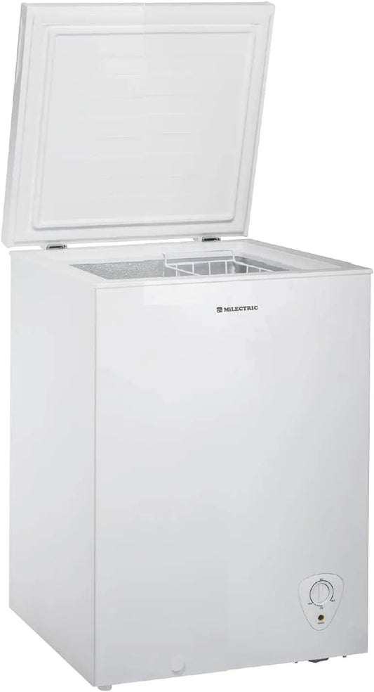 Congelador Arcón MILECTRIC Horizontal (Blanco) A+/F 98 litros, Dual sistema, 4****