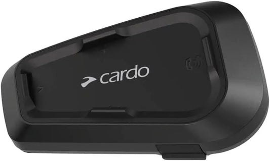 Cardo Spirit Motocicleta 2 Vías Bluetooth Sistema intercomunicador, Negro, Individual