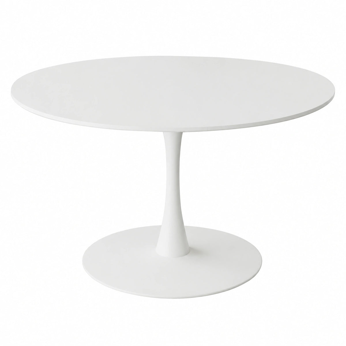 Mesa Redonda Moderna de 110 cm con Pedestal para Comedor
