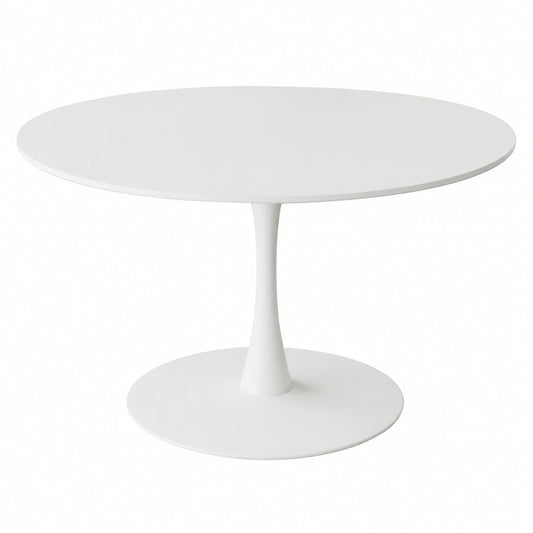 Mesa Redonda Moderna de 110 cm con Pedestal para Comedor
