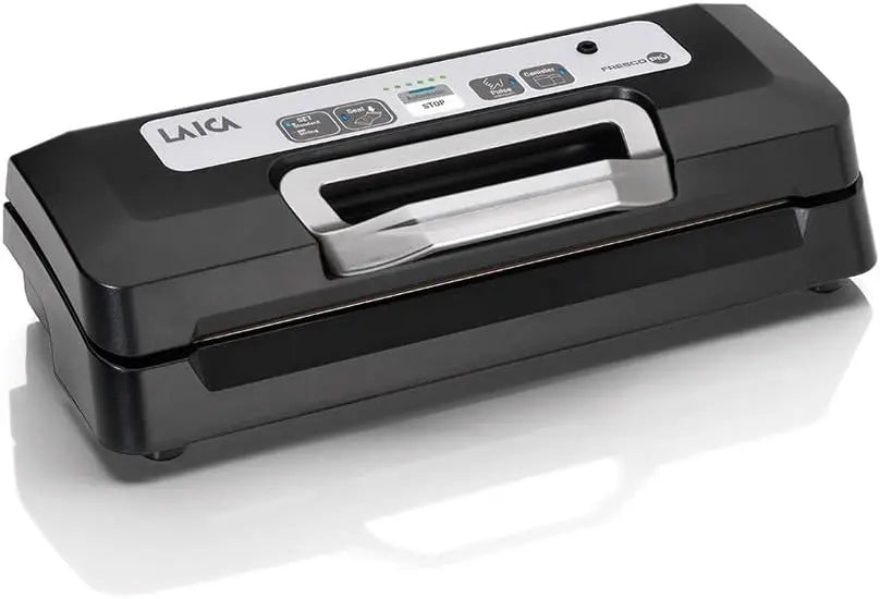 Laica VT3119 Máquina de envasado al vacío Automática, con mango de bloqueo capacidad de absorción de 12 l/min, incluye un rollo, de Plástico