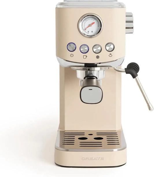 CREATE / THERA CLASSIC compacto/Cafetera express arena / 20 bares, semiatuomática, función café frío, brazo doble salida, depósito 1, 2L, 1350W