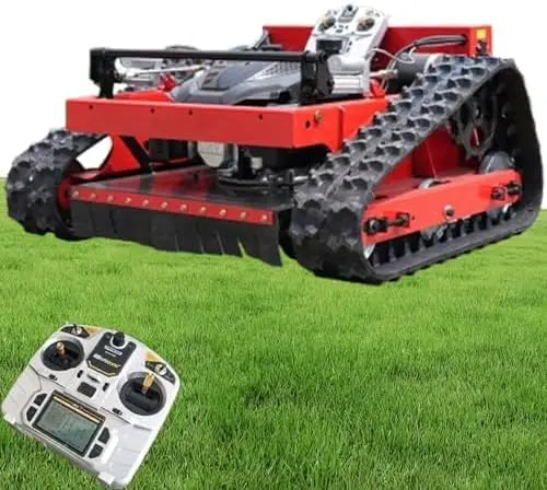Cortacésped de orugas, cortacésped de Gasolina de 7.5 HP, cortacésped Robot, cortacésped de Gasolina de Cuatro Tiempos con Control Remoto