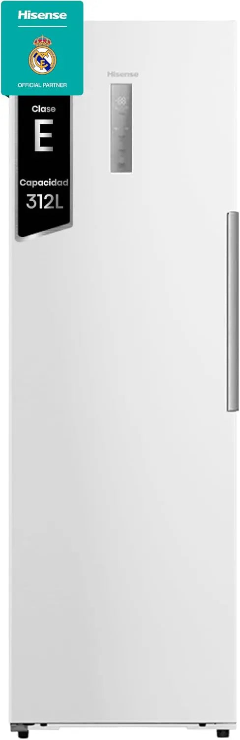 Hisense FT3K310SEWE Congelador, 1 Puerta De Libre Instalación Kitchen Fit, Class E, 312 L, Alto 185.6 cm x Ancho 59.5 cm, Color Blanco