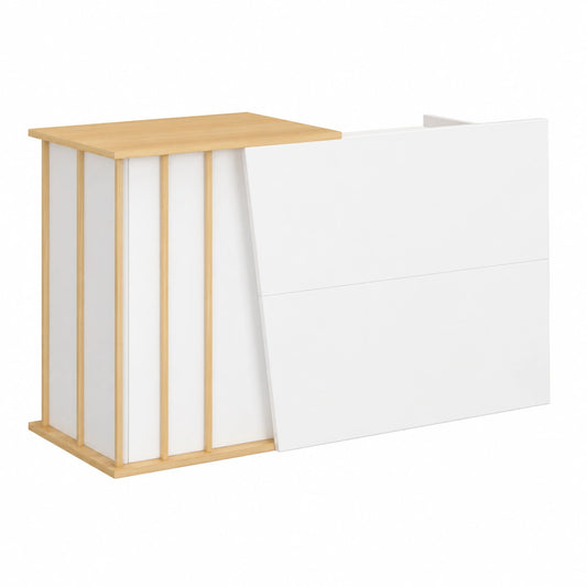 Mostrador de Recepción para Peluquería y Tienda, Mesa de Oficina Moderna