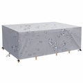 Cubierta Impermeable para Mesa de Jardín Rectangular, Anti-UV y Resistente al Polvo, 200x100x75 cm