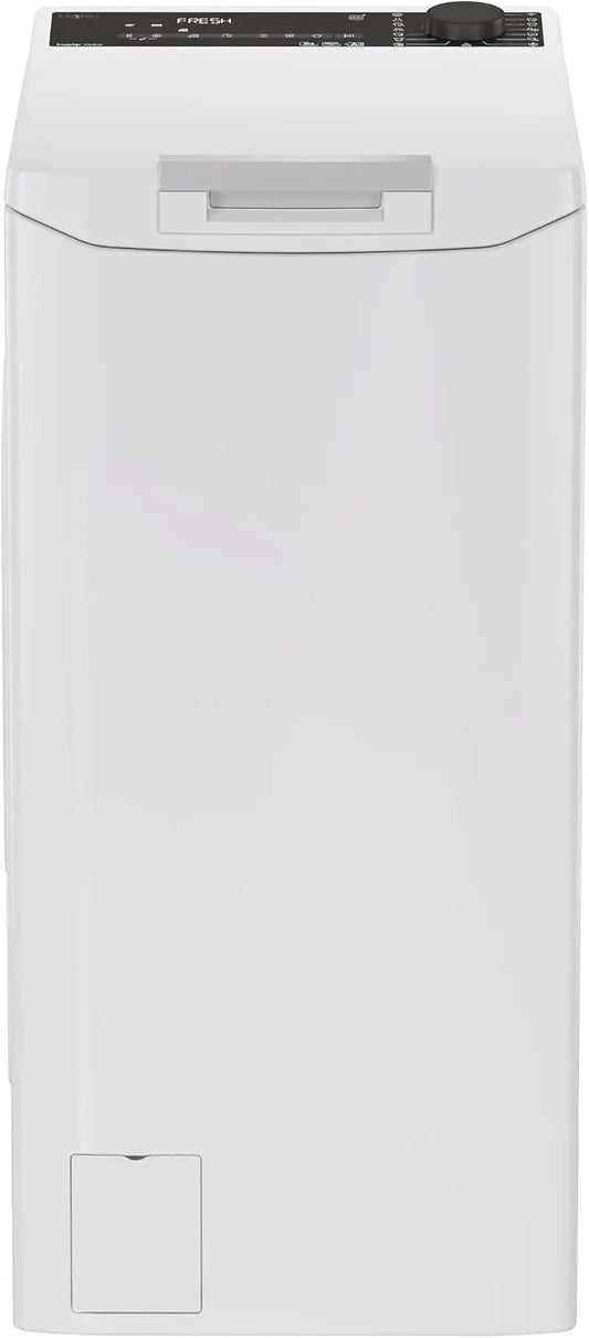 Haier T Serie 7, lavadora de carga superior, 6 kg, instalación libre, clase A, 1200 rpm, opción de vapor, App hOn, Gentle táctil, blanca