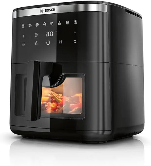 Bosch, Freidora de aire Serie 6, 7.2L, Ventana, Negro, MAF671B0