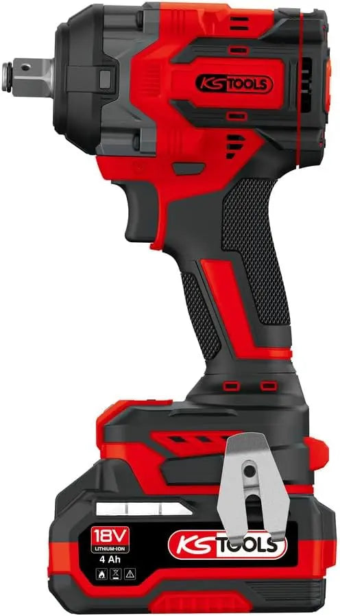 KS TOOLS 515.4710F, Llave de impacto (1/2', llave de impacto inalámbrica sin rosca, potencia 18 V, 850 Nm, 1, 5 kg, sin batería