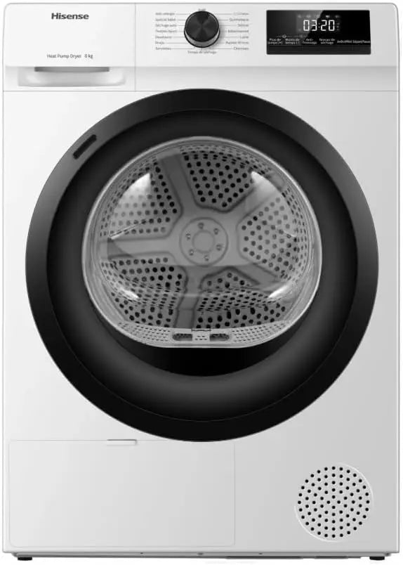 DHQE802U, Secadora de bomba de calor 60 cm 8 kg