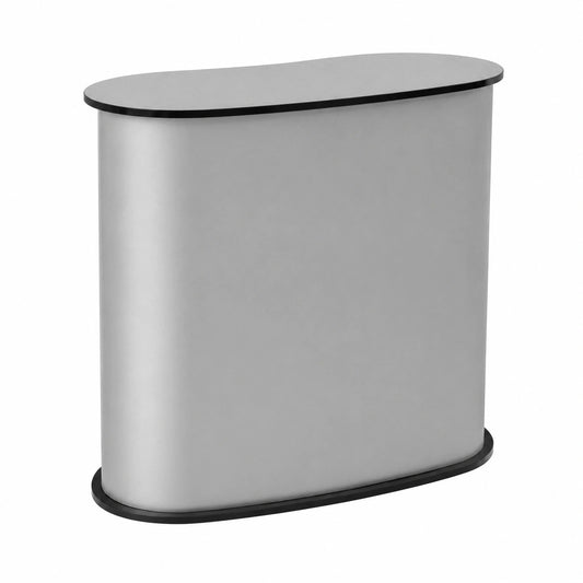 Mostrador de Recepción Plegable con Almacenamiento, 40x90x90 cm, Capacidad 50 kg