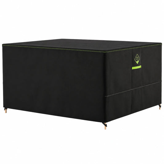 AWNIC Funda Protectora para Mesa de Jardín, Impermeable y Resistente a los Rayos UV, 245x160x71cm
