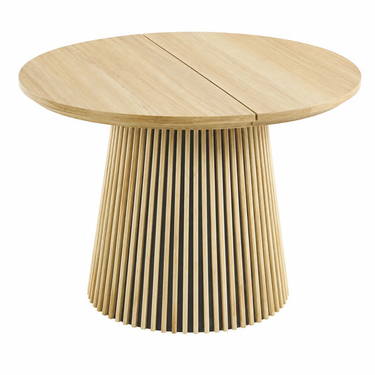 Mesa Redonda Extensible de Comedor Kena 120-200 cm para Salón