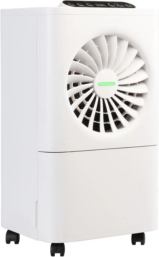 Sichler Haushaltsgeräte Deshumidificador digital 2 en 1 LFT-200 con purificador de aire, temporizador, 10 L/día