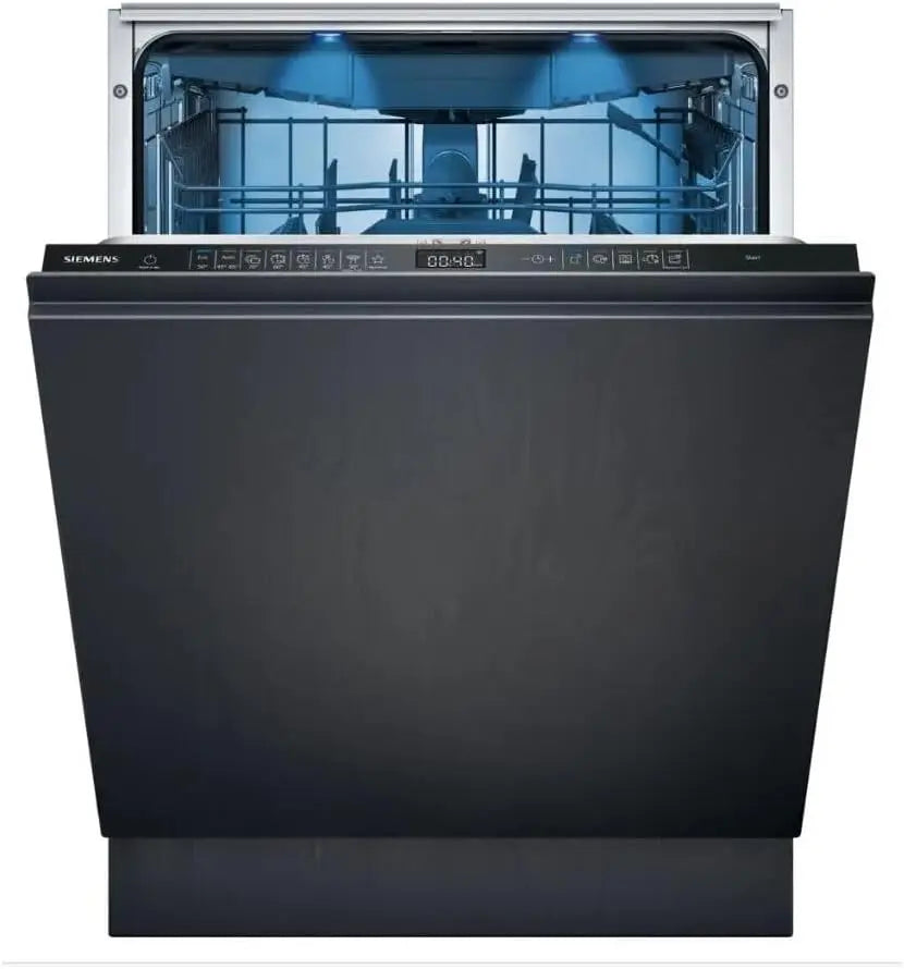 Siemens SX65ZX07CE, iQ500, Lavavajillas inteligente totalmente integrado, XXL, cajón para cubiertos, fabricado en Alemania, secado de zeolita