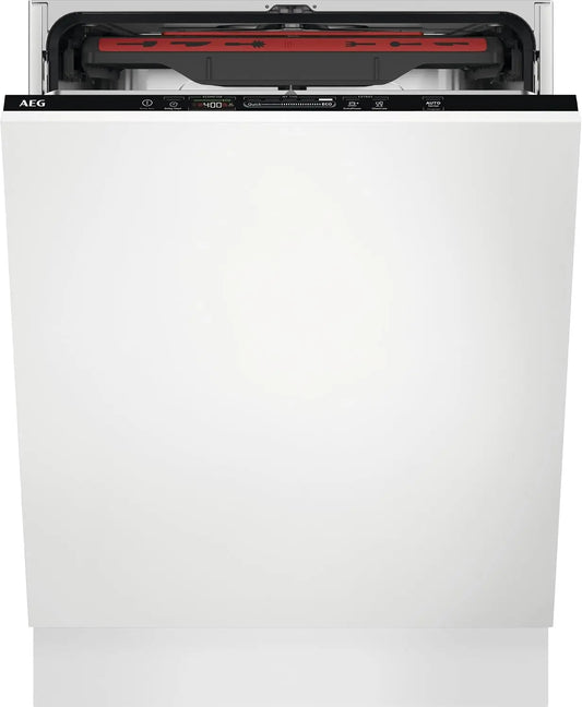 AEG FSB64907Z Lavavajillas Integrable, 60 cm, 14 Cubiertos, Secado AirDry, Brazo Aspersor Satélite, Cristalería, 7 Programas, 3 Temperaturas
