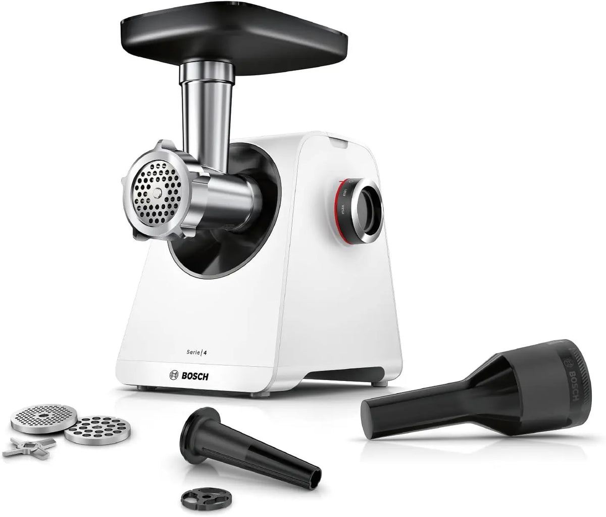 Bosch, Picadora de carne, MultiPower Serie 4, 500W, MFWS420W