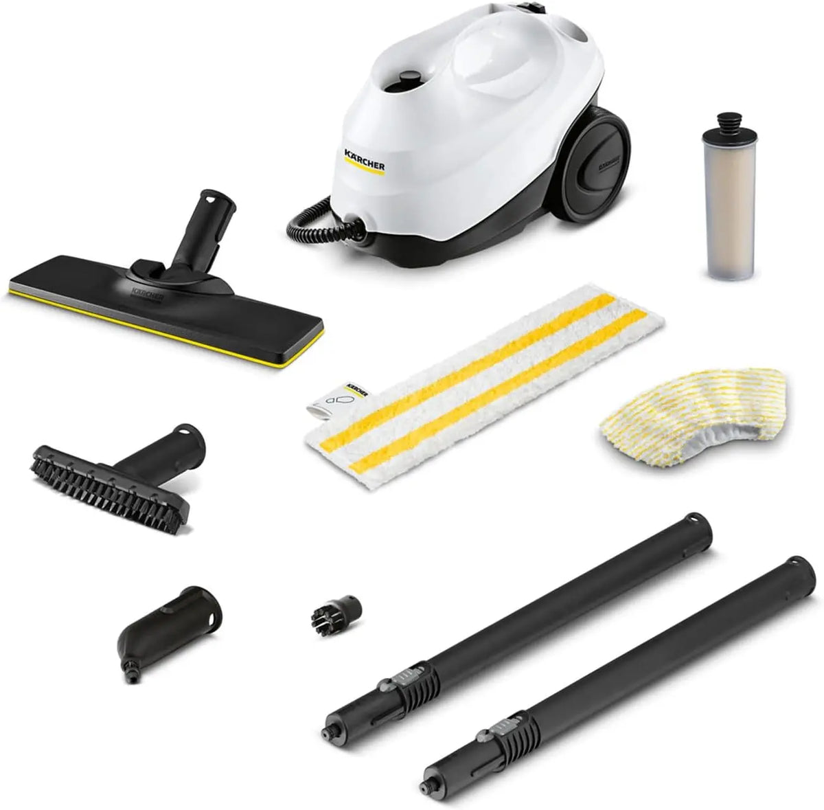 Kärcher Limpiadora de vapor SC 3 EasyFix, presión vapor, 3, 5 bar, tiempo calentamiento, 30s, potencia, 1900W, rendimiento, 75m2, depósito, 1 l
