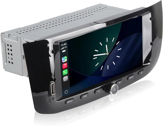 Radio de Coche Linux para Fiat Punto(2010-2016) Linea(2012-2015) con CarPlay inalámbrico y Android Auto, Arranque en 2 Segundos, Controles físicos