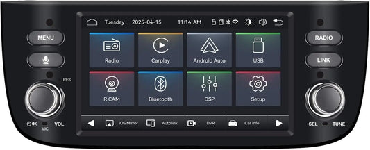 Radio Coche Linux Inicio Rápido Compatible Fiat Punto 2010-2016/Linea 2012-2015